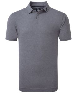 Heather Self Collar Polo, Herren