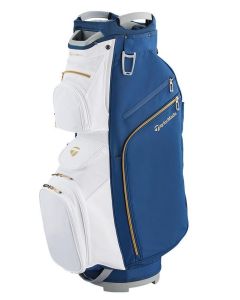 Kalea Gold Cart Bag, Navy-White